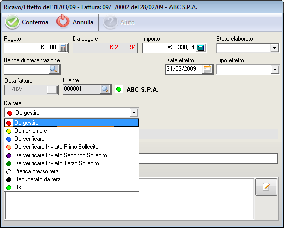 Manutenzioni Aggiunti alcuni pannelli dati dell impianto, in particolare per il contratto. Vista del cliente direttamente dall impianto.