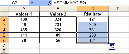 5. Esercitazioni Pratiche Microsoft Excel Microsoft Excel Calcolo Automatico Per eseguire