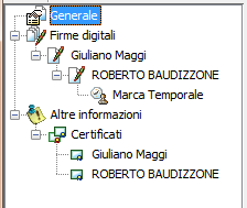 il cursore nel pannello dell albero delle proprietà sia posizionato su una firma già presente: Attivando la Controfirma DigitalSign Lite si comporta esattamente come nel caso di una normale firma