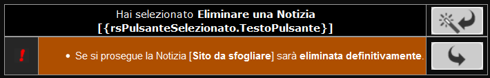 eliminare e cliccare su 2 Scegliere la Notizia da