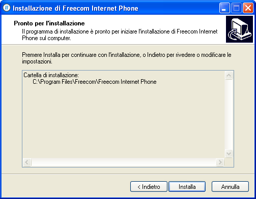 nstallazione del driver del telefono USB Freecom nternet Phone 3.