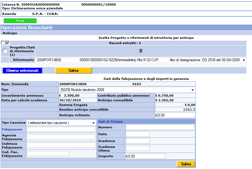 Fig. 7 Dal menù Oggetto selezionare Progetto /Dati di riferimento ed agire su Scegli (fig. 7).