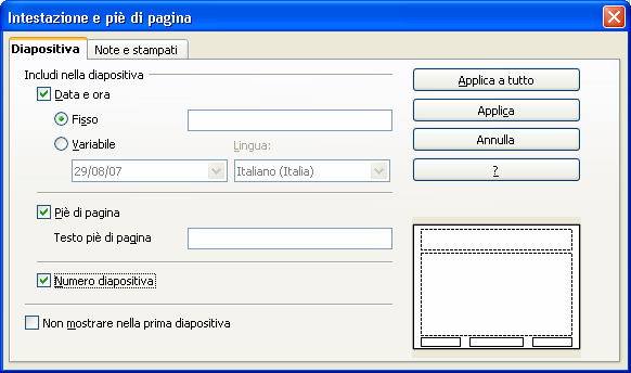 3.23. Visualizzare e specificare l Intestazione e il Piè di pagina Nella modalità di visualizzazione Normale, Note e Stampati, oltre che nella Pagina master, è possibile utilizzare il menu Visualizza