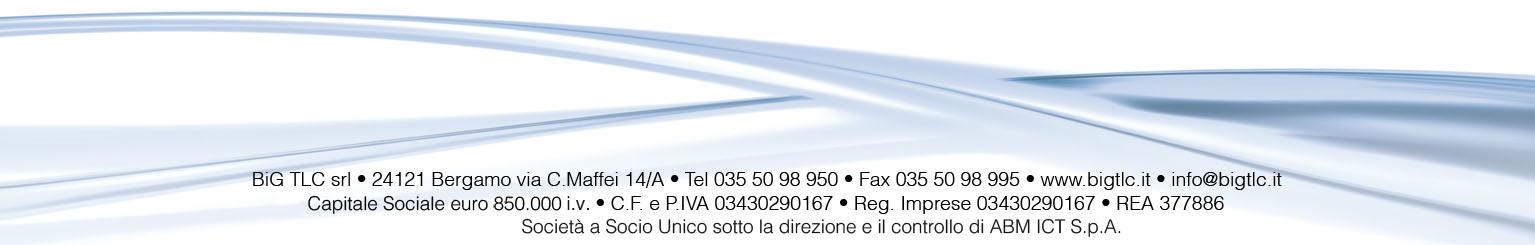 MODULO DI ADESIONE SERVIZI INTEGRATI BIG FAMILY WIRELESS Si prega di restituire il presente modulo debitamente compilato e firmato, unitamente ad una fotocopia del documento di identità (fronte e