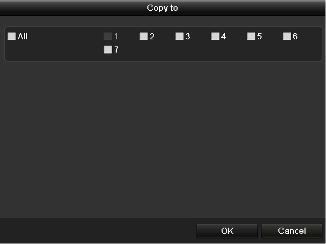 Figure 5. 9 Recording Schedule Interface Cliccare su per impostare l ora del calendario. II. Per schedulare la registrazione tutto il giorno, mettere un flag sul campo All Day. Figura 5.