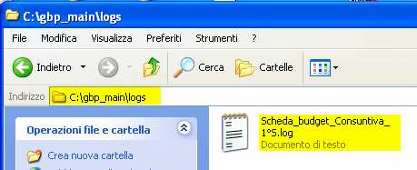 File di log per il Controllo di Gestione Con il termine log si intende il file nel quale vengono registrate le operazioni che l'utente compie durante la sua sessione di lavoro. (fonte http://www.