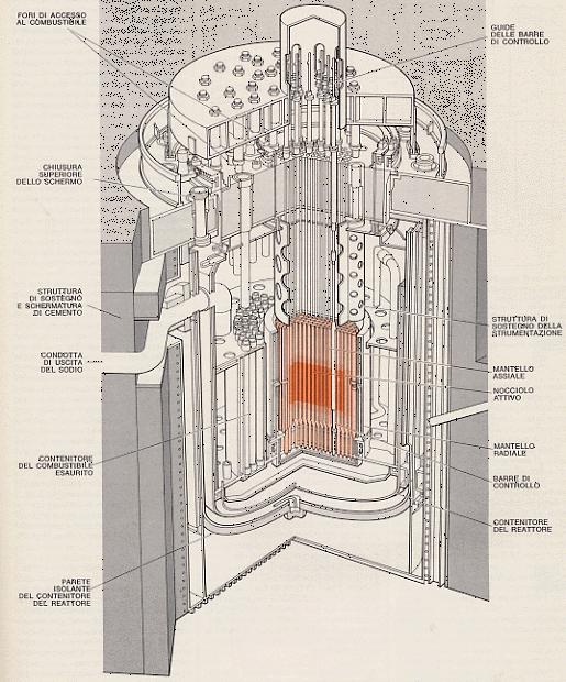 Reattori nucleari autofertilizzanti FUNZIONI SVOLTE Produzione di energia Creano il combustibile per il futuro, arricchendo dell'uranio naturale al 35% disposto appositamente a mantello intorno al