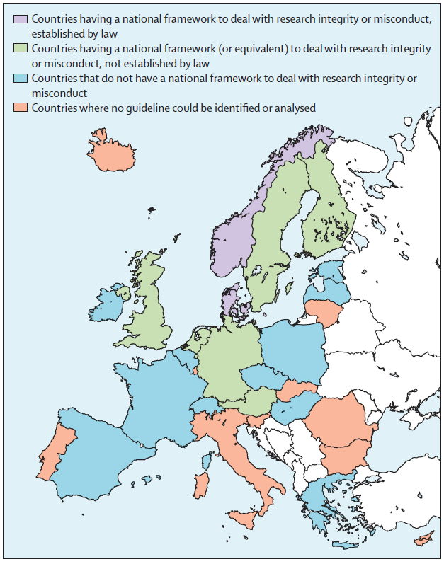 LEGGI SULL` INTEGRITÀ DELLA RICERCA IN BIO-MEDICINA Leggi La situazione legale è molto eterogenea in Europa.