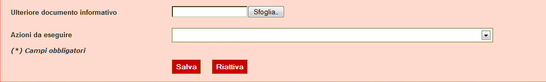 Cliccando sul pulsante Riattiva il sistema riattiverà le fruizioni del servizio configurate ed invierà una mail di avviso ai richiedenti le fruizioni e al richiedente l'erogazione.