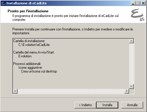 MANUALE UTENTE PAG. 3 Installazione del programma Una volta lanciato il setup del programma scegliere la lingua in cui si desidera installare il programma tra quelle rese disponibile dal setup.