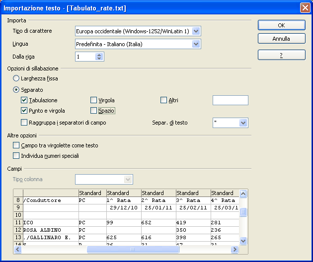 Esportazione tabulati di rendicontazione 303 Sfogliare e scegliere la directory c:\ripartoigc, che è la directory predefinita dove RipartoIG esporta i tabulati.