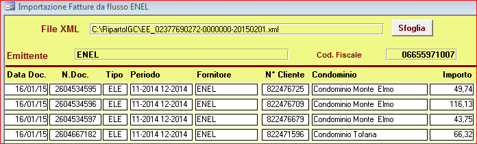 Novità 2015 339 l'argomento è ampliamente trattato nella sezione delle utenze. Risulterà evidente al lettore, che la procedura vista va impostata, per l'acquisizione digitale, per ogni utenza attiva.