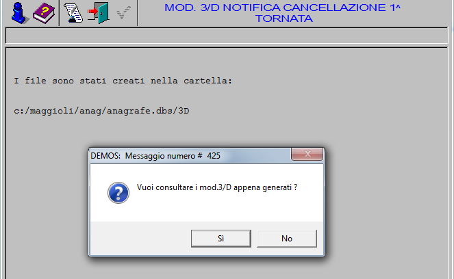 3.1.1.1 Lettera accompagnatoria Durante la creazione dei 3D, vengono generate anche le lettere accompagnatorie, indirizzate ai comuni di emigrazione, contenenti l elenco dei modelli generati.