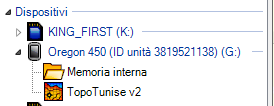 5. Il percorso creato compare nella lista Raccolta. 6.