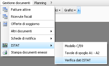 Utilizzando i controlli disposti all interno del box Generazione documento sulla destra, è possibile specificare l anno, il mese ed il tipo di documento da generare.