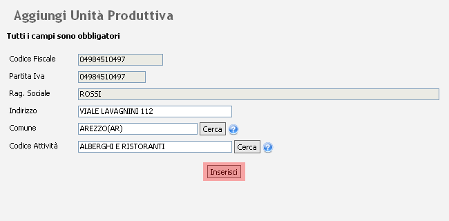 verrà visualizzato un messaggio di conferma.