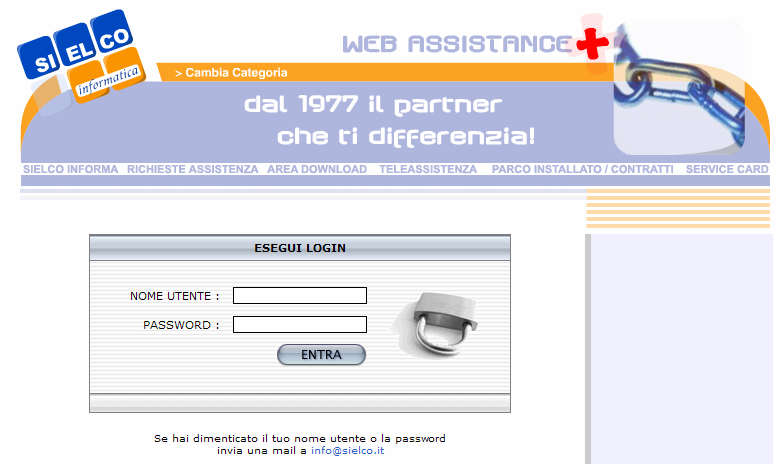 Confermare con il bottone Entra o premendo il tasto Invio.