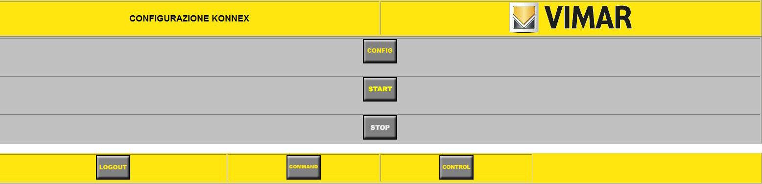 Interfacciamento del sistema con il bus KNX 9.