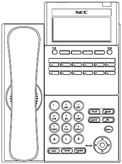 Uso del telefono Visualizzazione di un esempio di layout A causa della flessibilità che contraddistingue il sistema, i codici di selezione ed i servizi disponibili potrebbero differire da quelli