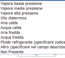 Nella sezione Dispositivi energetici di produzione devono essere inseriti i dispositivi presenti in impianto per la generazione di calore/vapore, freddo, elettricità (in cogenerazione o meno).