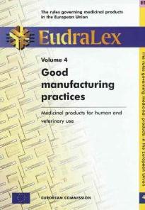 GMP un po di storia Eudralex - Pharmaceutical Legislation Volume 4, Good manufacturing practices Contents: - Directives (Directive 91/356/EC, Directive 2003/94/EC, Directive 91/412/EEC) - Guide to