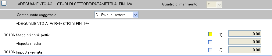 Adeguamento agli Studi di Settore ai fini IVA Il prospetto deve essere compilato dai contribuenti che intendono adeguarsi alle risultanze degli Studi di Settore per l anno d imposta 2010 ai fini IVA: