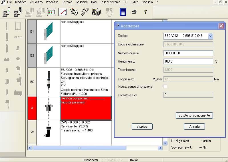 BS350 Tecnica di avvitamento Bosch AG65/194 4.5 Funzionamento del sistema compatto CS351E "Ridondanza" è possibile, " Primaria" no CS351S Né "Ridondanza" né "Primaria" possibili fig.