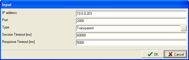 Impostazione del software Iskra MeterView 4 Modulo interfaccia Ethernet MK-3e-3 Inserire