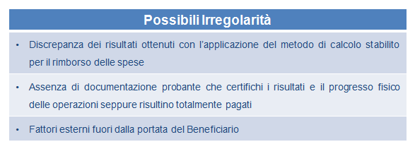 Si riporta di seguito l esempio relativo ai costi fissi applicando tabelle standard per unità di costo: Esempio di COSTI FISSI calcolati applicando tabelle standard per costo unitario (a titolo