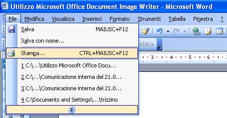 Appendice Consigli per la creazione dei file in formato immagine.