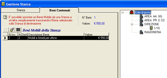 Gestione Anagrafica Questa maschera consente l inserimento dei dati relativi al consegnatario, fornitori, responsabili uffici (Capostanza) ed ai collaboratori Gestione Categorie classificazioni in