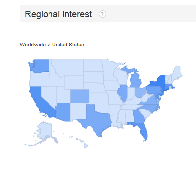 export Italia go west anche l interesse per il made in Italy Google trends risultati Mercato: Stati Uniti, Categoria