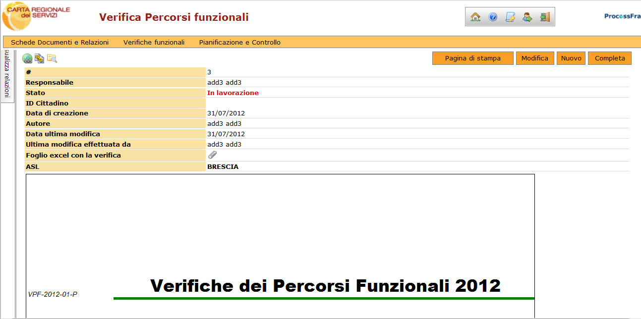 B.3 Salvataggi del questinari Al salvataggi, la scheda appare cme indicat nella figura sttstante, in cui si pssn individuare: l area dei pulsanti; il visualizzatre del file excel caricat; i tab per l