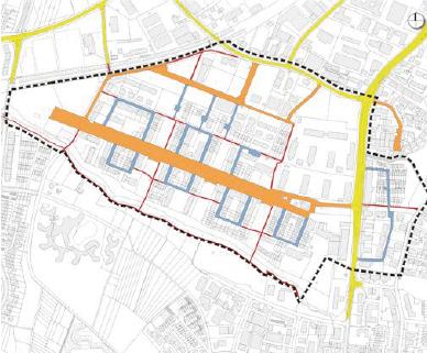 Vauban: distanze interne del tutto pedonali 1.