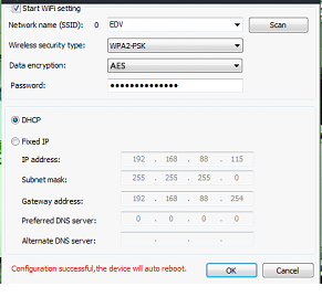Trovare il router che si desidera utilizzare, selezionare WPA2-PSK e AES e digitare la password 6.