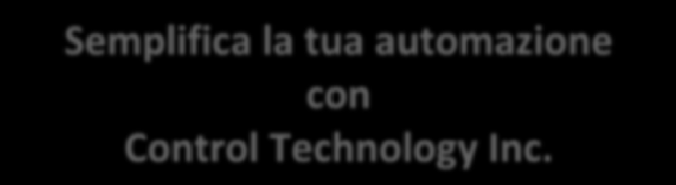 controllo di processo e l automazione Una supervision/scada intelligente ed