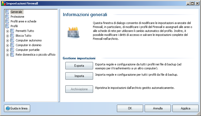 Attenzione: Poiché tutte le scansioni pianificate vengono eseguite sotto l'account utente SYSTEM, al momento non è possibile sottoporre correttamente a scansione alcune posizioni (in particolare