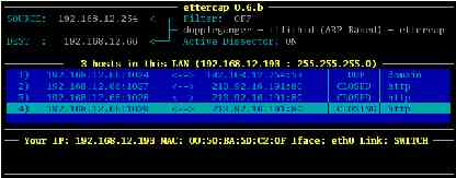 ICT Security n. 26, Settembre 2004 p. 6 di 7 Figura 3. I dati intercettati per la connessione HTTP Figura 4.