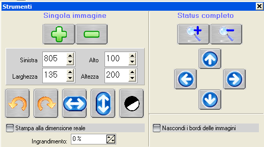 Pag. 66 Figura 6.40 La sistematica è una rappresentazione personalizzabile delle immagini.