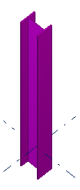 Tekla Structures crea la colonna al livello definito nella finestra di dialogo Proprietà colonna. 3. Per modificare le proprietà della parte: a.