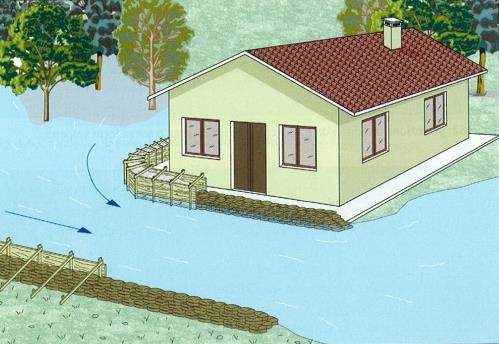 FLOOD PROOFING: insieme di azioni di adattamento degli edifici, in generale delle strutture, che possono essere applicate per ridurre i danni conseguenti alle piene.