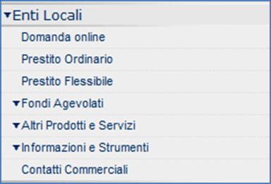 1. Registrazione al servizio Domanda online e accesso all applicativo Come accedere 1) accedere all'area Enti Locali 2) autenticarsi