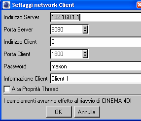 Client e Server : questi sconosciuti. Tecnicamente NetRender è suddiviso in due moduli: Client e Server.