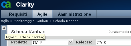 Gestione del lavoro con la scheda Kanban 1. Fare clic su Agile, Monitoraggio Kanban e selezionare Scheda Kanban. 2.