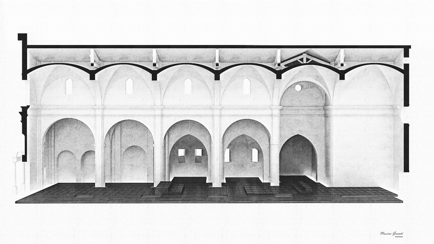 Figura 5 Sezione prospettica