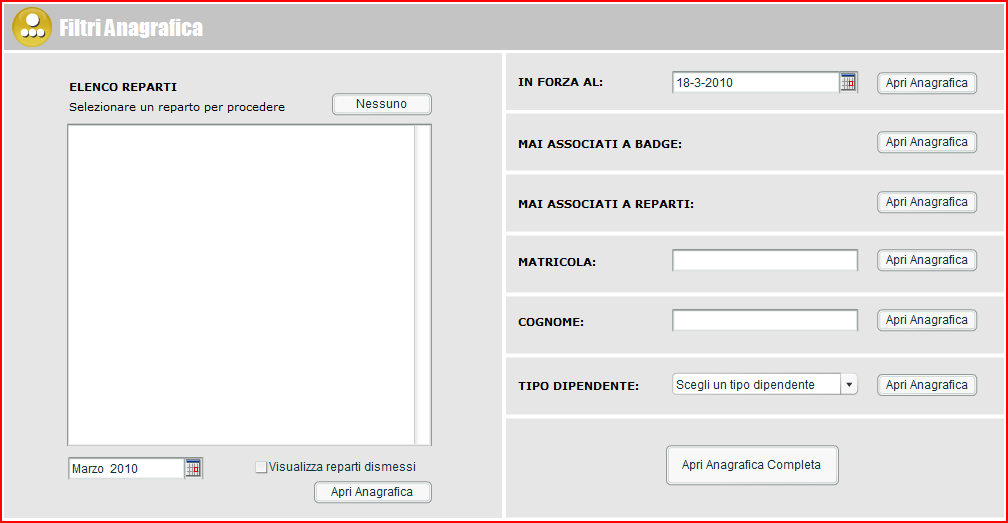 Tra le configurazioni vi è il campo per impostare il giorno iniziale della settimana.