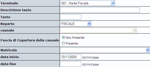 Associa il reparto presente in anagrafica dipendente, se lo stesso è figlio del reparto legato al terminale, altrimenti viene associato il reparto del terminale Infine sono considerate le variazioni