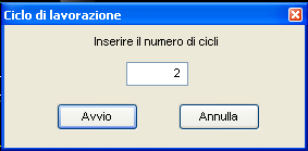 Per le altre modalità potrebbe essere utile aggiungere un comando M0 (pausa) a fine lavorazione.