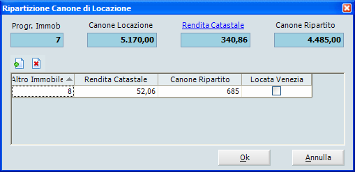 E) MODULO DICHIARATIVI GESTIONE IMMOBILI - STORICIZZAZIONI Con l aggiornamento Dynet rel. 07.12.