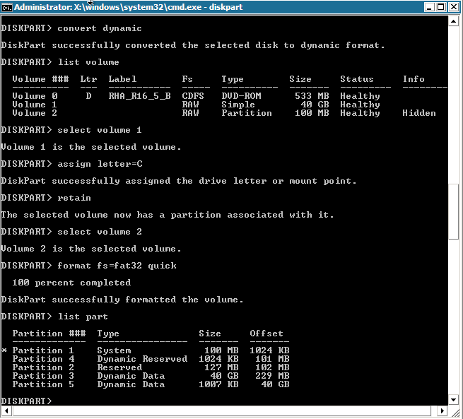 Strumenti aggiuntivi Nota: è necessario mantenere solo il volume di avvio. Per ripristinare i dati nella partizione UEFI, il server master deve essere diviso in partizioni UEFI.